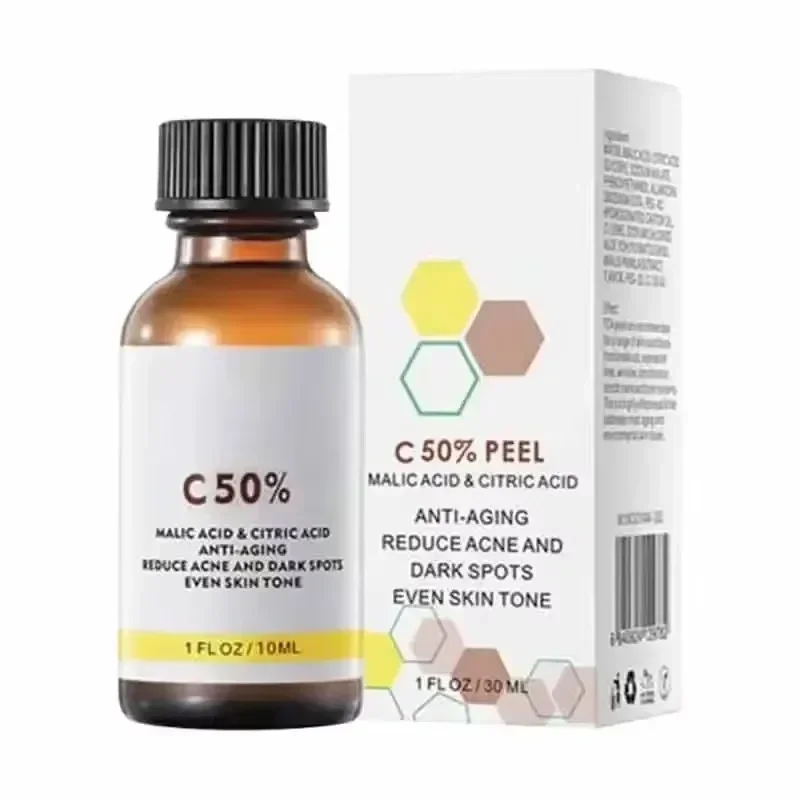 EXFOLLATING SERUM Malic Acid And Citric Acid For Face  Facial Peel 40% Peeling Serum Peeling Serum Chemical Peel