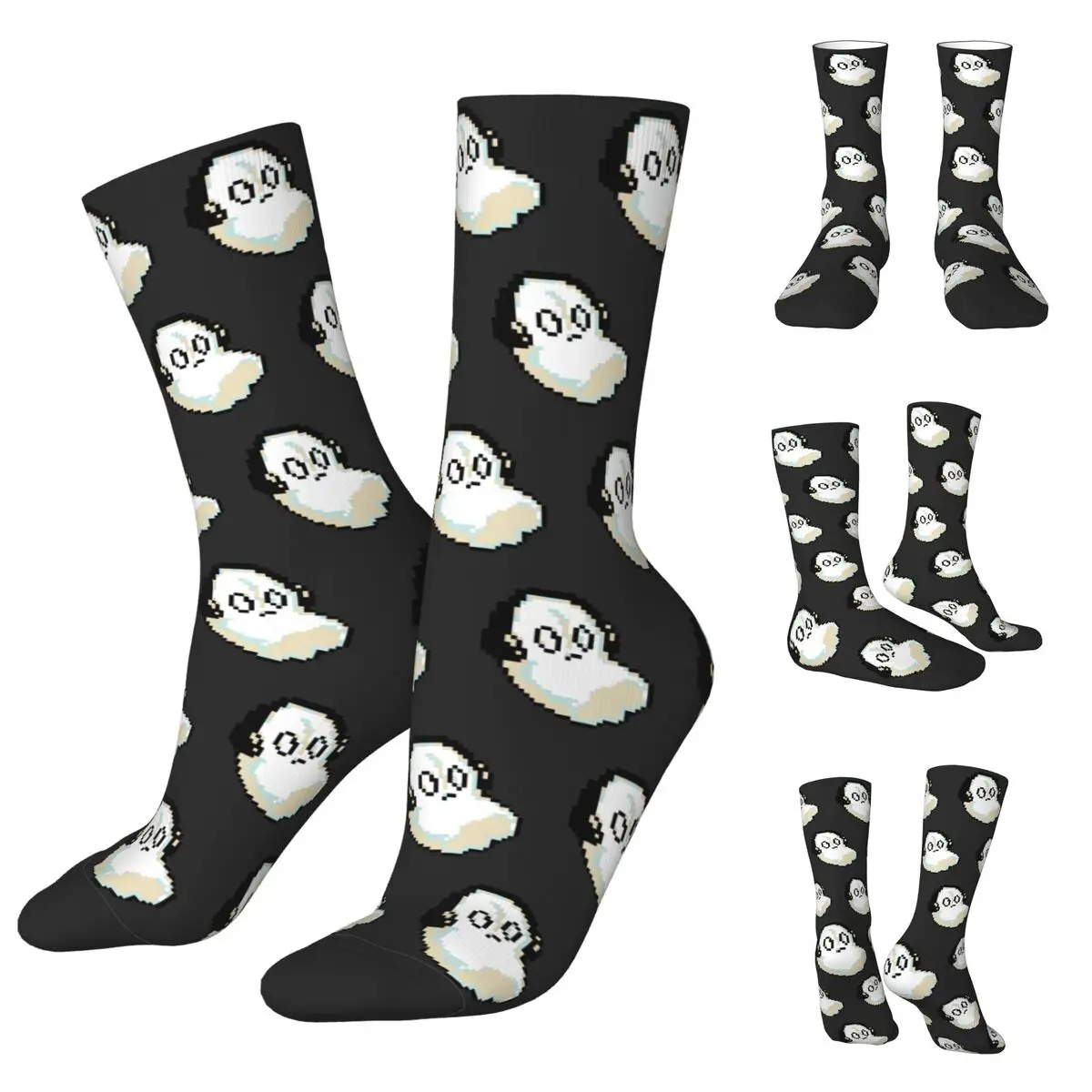 Sans And Papyrus Sprites Undertale Napstablook Men Women Socks,Leisure Beautiful printing Suitable for all seasons Dressing