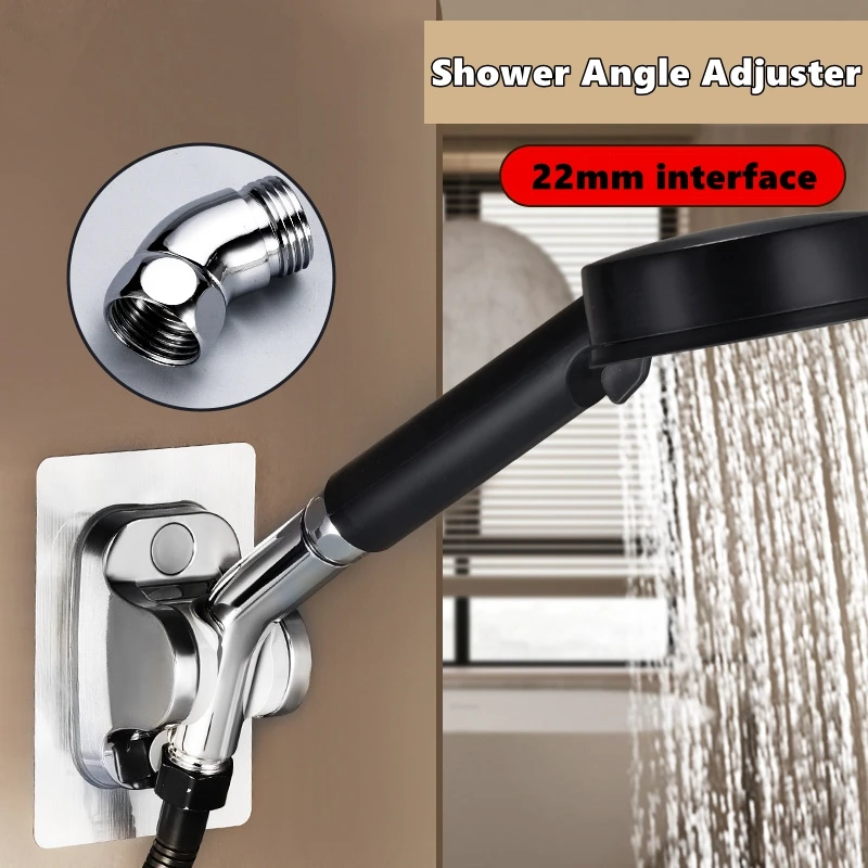 

135° Shower Arm Elbow Adapter, Angle Adjuster Extension Connector for Handheld Shower & Top Spray