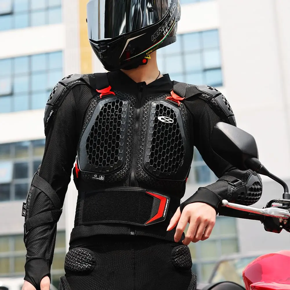 Motorcycle Jacket Men Women Motorcycle Full Body Armor Jacket Moto Turtle Motocross Racing Jacket CE Approved Protective Gear