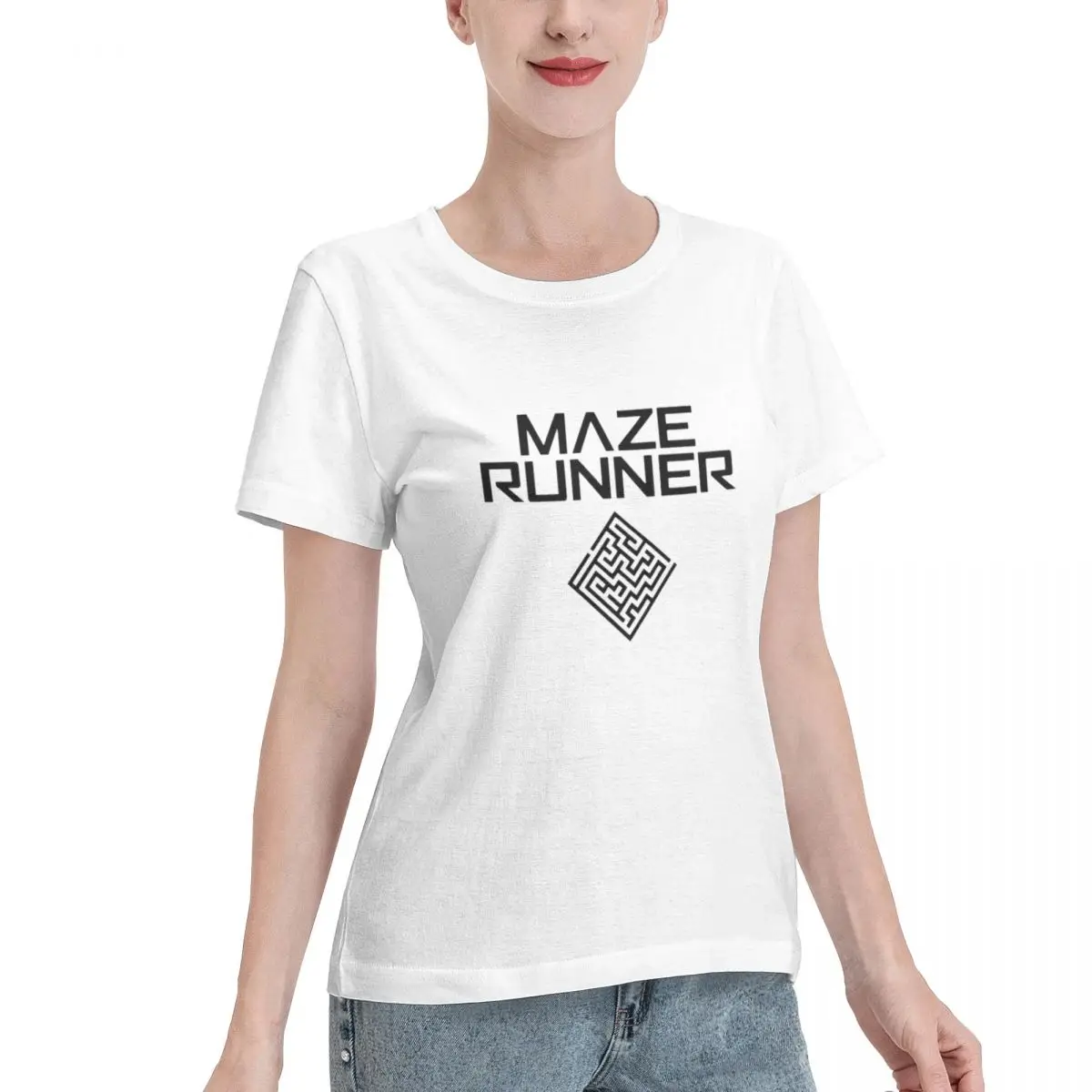 New Design Maze Runner Tee-Shirts Cotton T-shirts Women Short Sleeve O-Neck Tops