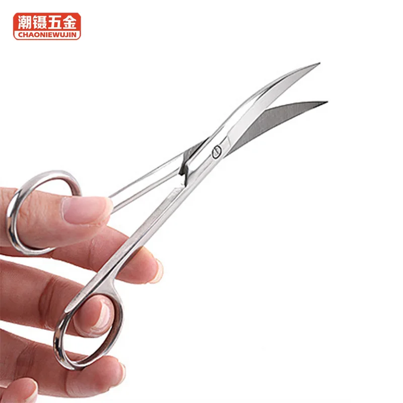 الفولاذ المقاوم للصدأ منحني مستقيم مدبب سميكة الجراحية كبيرة وصغيرة الحجم إزالة الخياطة مقص المستشفى