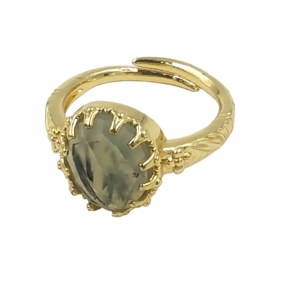 WT-R488  Best Style Natual Gemstone Women Accessory Ring 18K Gold Plated Jewelry NEW SAlE Amazing  Design Exquisite