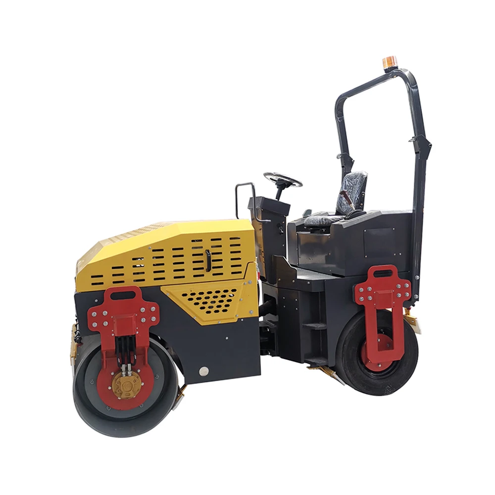 Road Roller 500kgs Walk Behind Double Drum Construction Equipment Vibrating Earth Compactor Vibratory Road Roller Customization