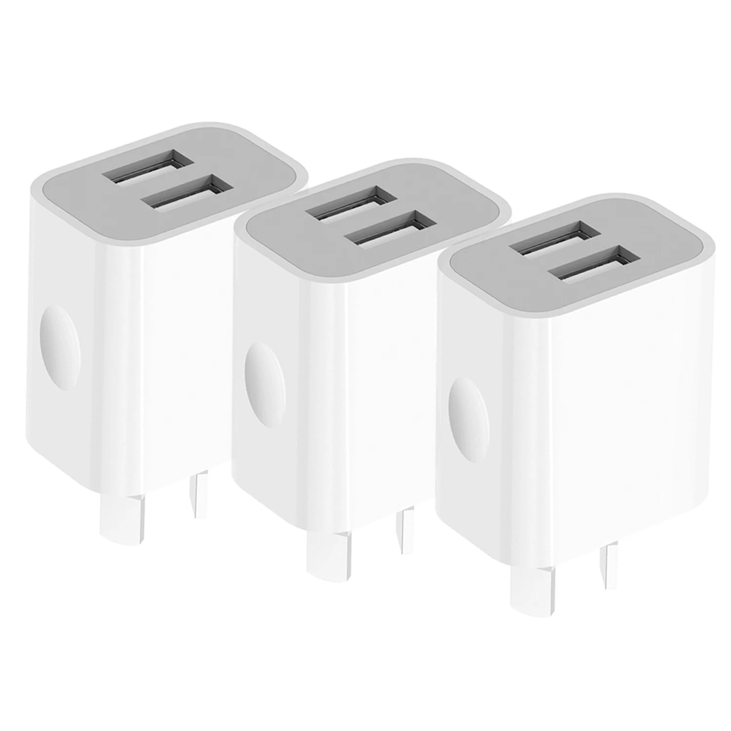 1/5pcs AU Plug 5V 2A Dual USB Power Adapter Plug Wall Charger For iPhone For Samsung Smart Phone USB Phone Charger Australia