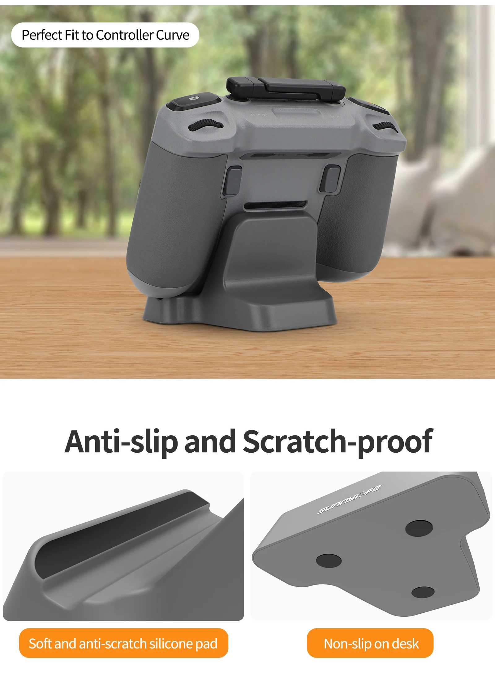 Per DJI RC 2/1 RC-N2/1 RC PRO Supporto per telecomando con schermo per ROG ALLY per Steam Deck per Switch Console Supporto da tavolo