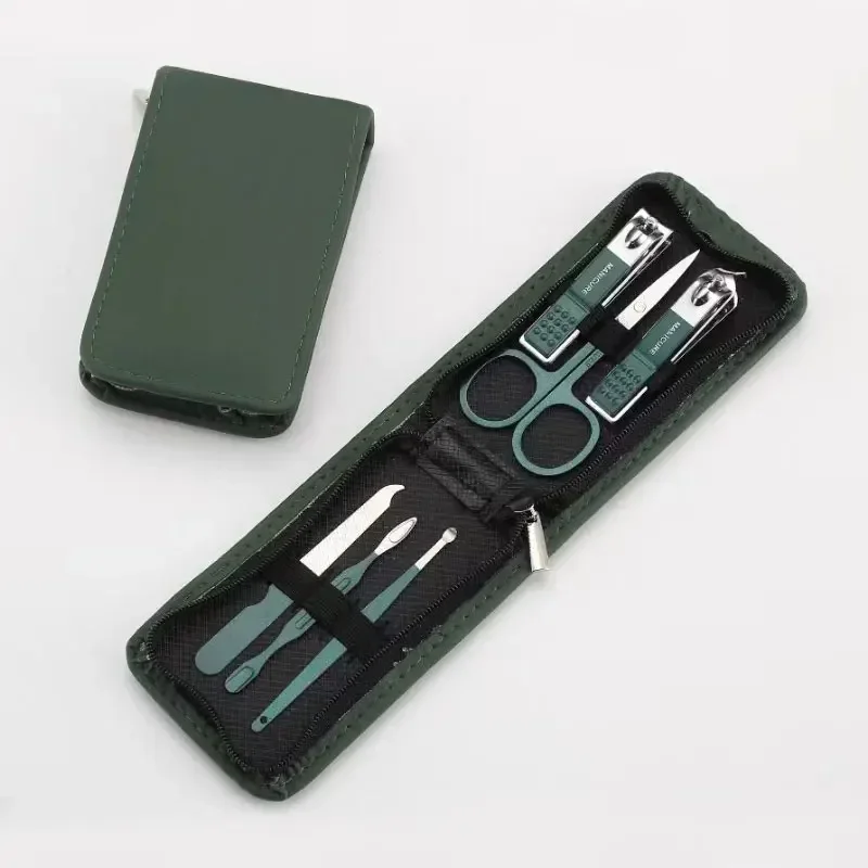 6 adet Set tırnak makası takım ev High End Mens ve bayan özel tırnak makası manikür güzellik araçları taşınabilir ev