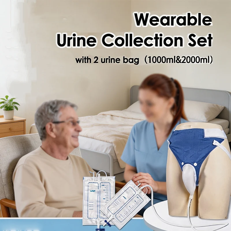 Reusable Urine Collector Bag NEW Urinal Urinary Incontinence for Male Female Portable Easy to use home care tool