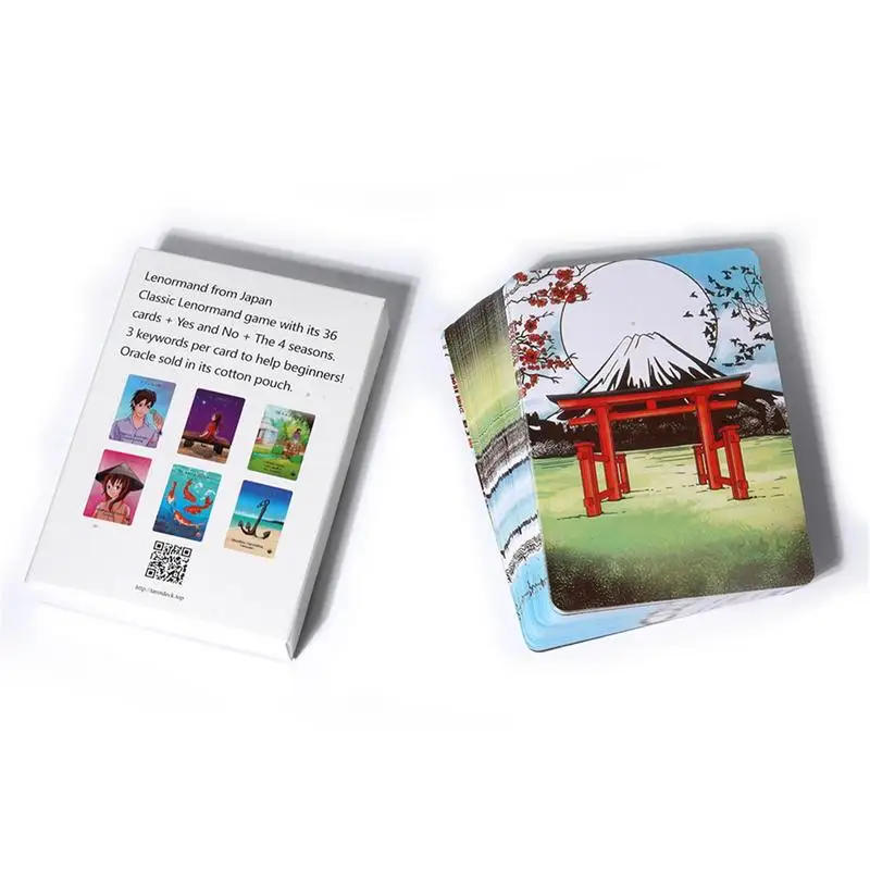 36 cartões oracle deck festa de família diversão tarots lenormand du japon tarot jogo de tabuleiro inglês versão tarots oracle cartão para iniciantes