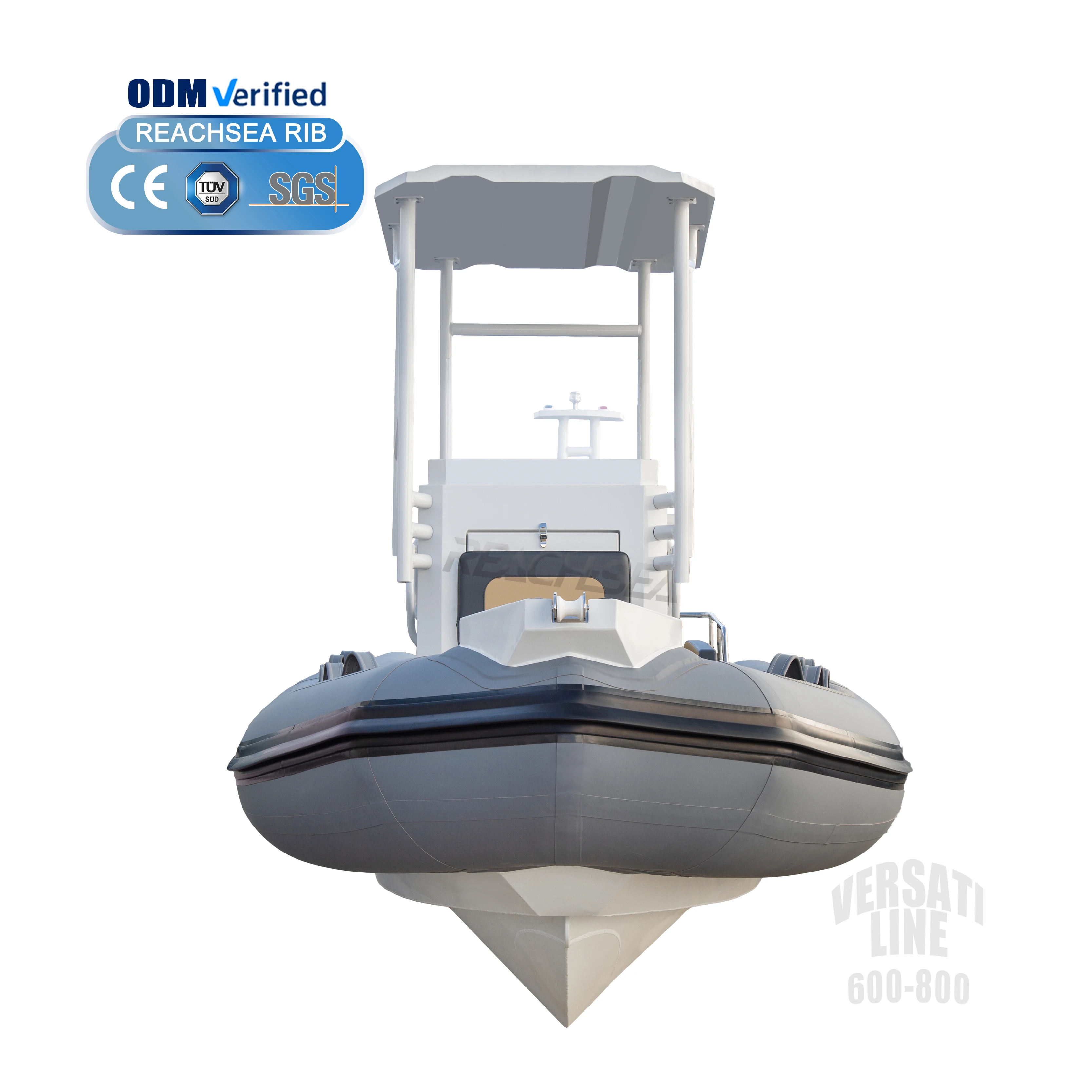 REACH-SEA New Range High Quality Aluminum Rib Boat Hypalon Rib Inflatable Boat Rib Boat for Sale