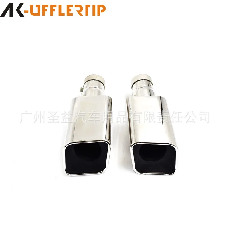 Suitable for Range Rover Sport Petrol Modified Square Tail Nozzle Stainless Steel Square Tail Throat Exhaust Pipe