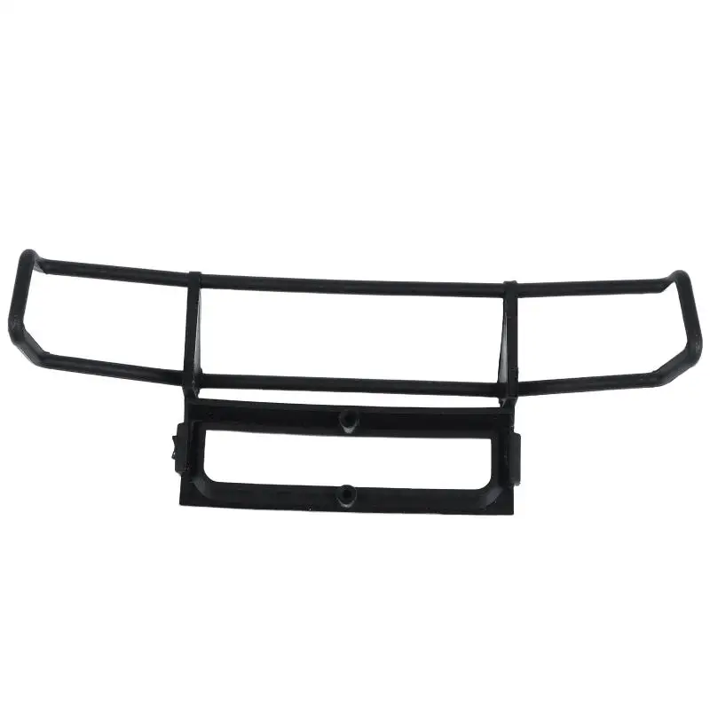 Heavy Duty RC Crawler Front Bumper Anti-Collision with LED Light Hole Design Upgrade Accessory for 1/8 RC Off-Road Vehicle