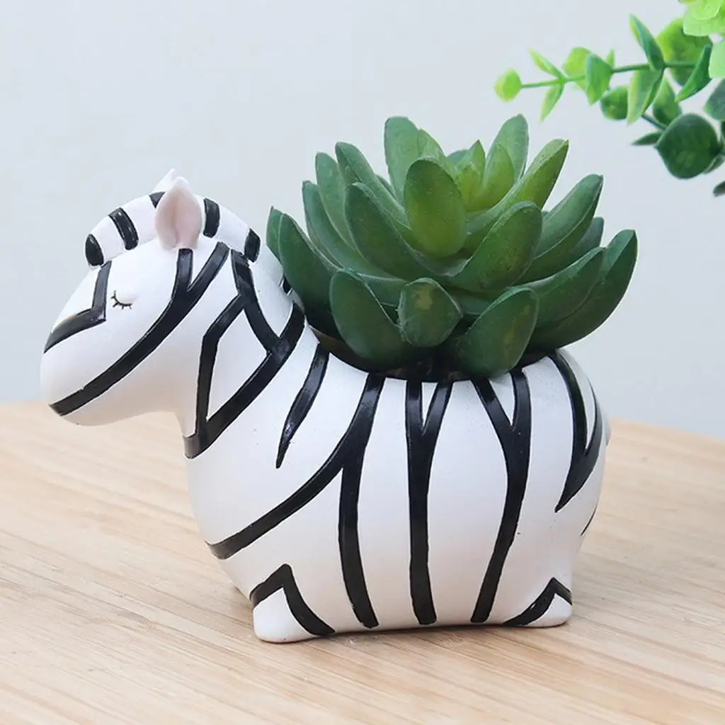 Novel Animals Shape Flowerpot Succulent Gactus Planter Home Decorative Vase Pot for Home Office Decoration