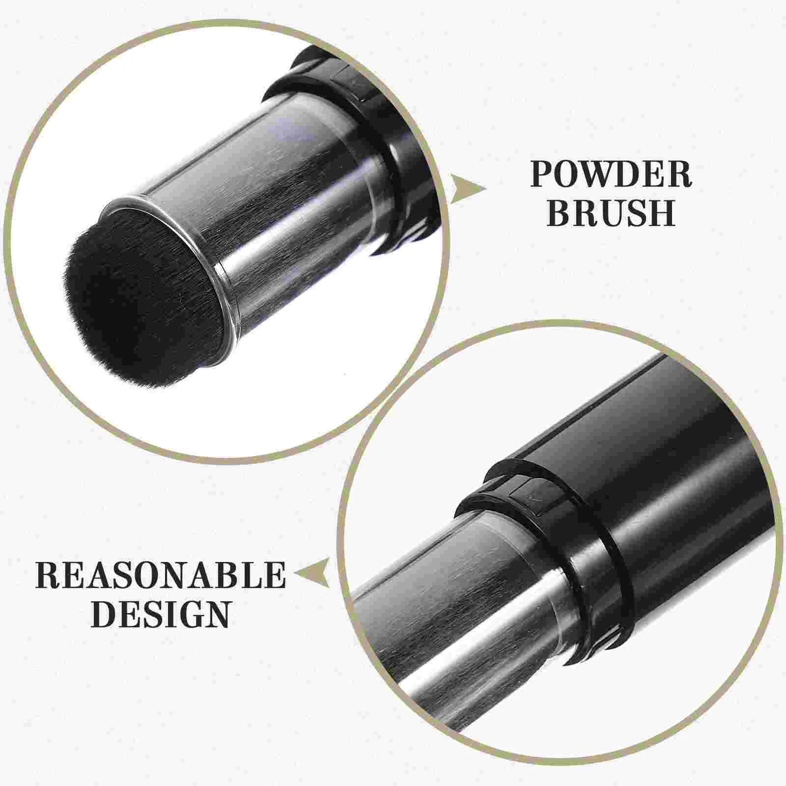 리필 가능한 병 얼굴 블러셔 브러쉬, 메이크업 브러쉬, 여행 파운데이션 브러쉬, 리필 파우더 브러쉬