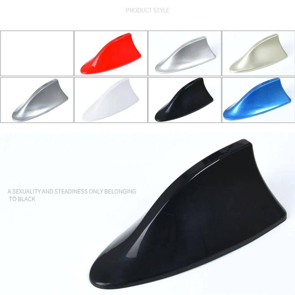 Car decoration shark fin antenna with special antenna for signal radio Roof tail antenna modification free punch