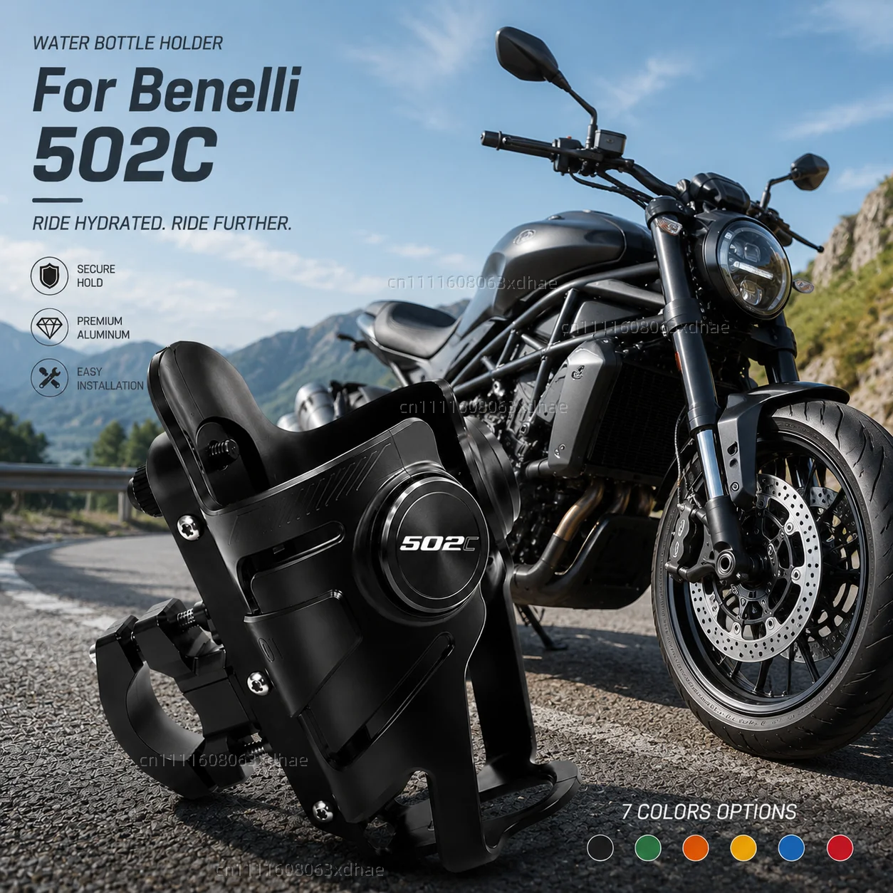 Motorcycle Water Bottle Holder For Benelli 502C 502c 502 c Coffee Beverage Tea Cup Support Modification Accessories