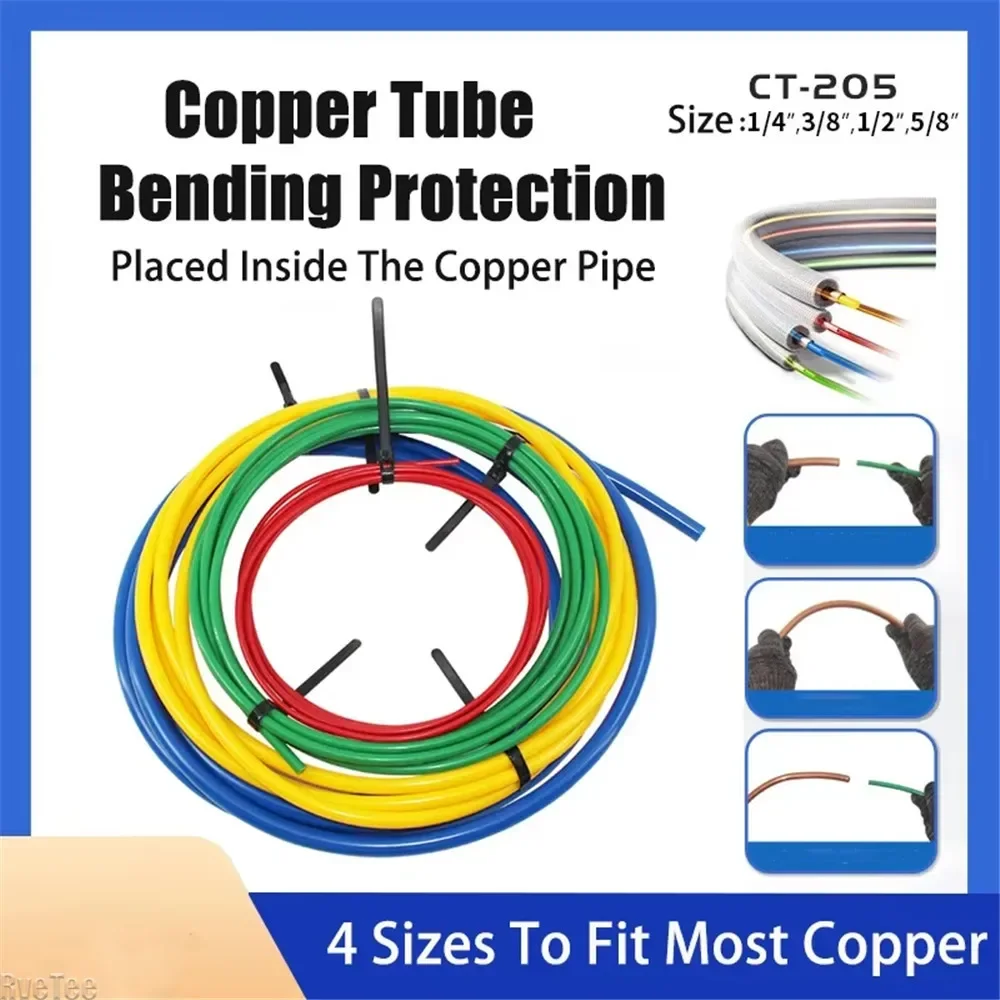 Anti-Deformation Copper Pipe Protector Copper PE Plastic Pipe Protection Tube for AC Bender Pipe Air Conditioning Bending Tool