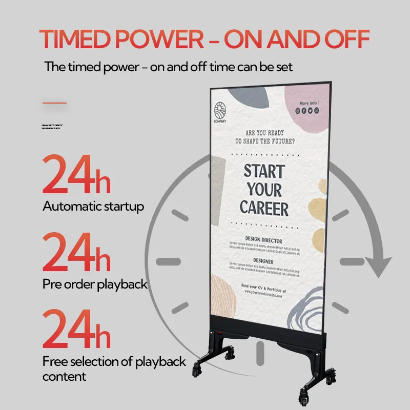 كشك شاشة LED شفاف رفيع للغاية يعمل باللمس عالي الدقة لمتاجر البيع بالتجزئة ووظيفة الرسوم المتحركة لمراكز التسوق