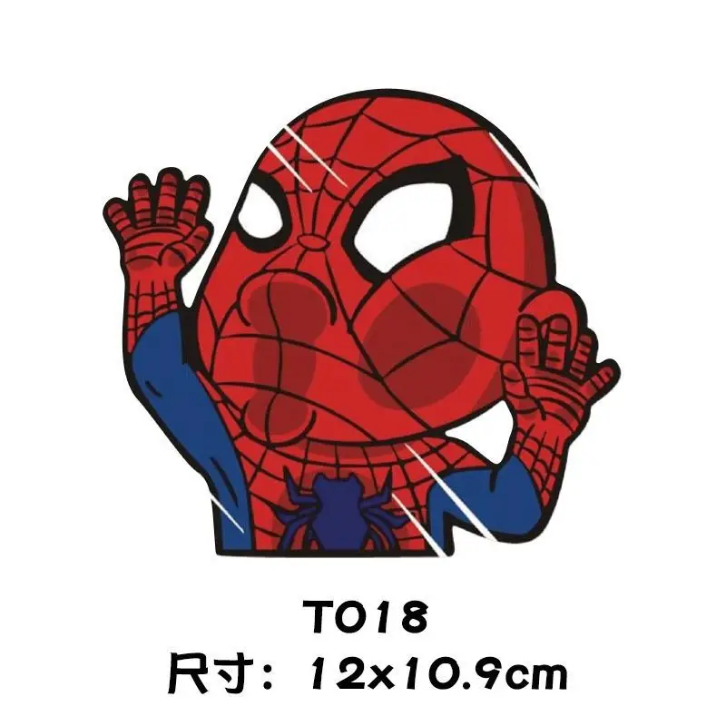 สติ๊กเกอร์ติดรถยนต์อเวนเจอร์ส สติ๊กเกอร์มาร์เวลไอรอนแมน สติ๊กเกอร์ติดกระจกหน้าต่าง กันน้ำ กันแดด สติ๊กเกอร์อนิเมะ อุปกรณ์ต่อพ่วงตัวละครอนิเมะ