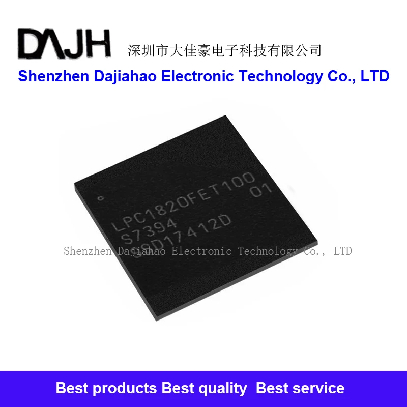 

1 шт./лот LPC1820FET100 MCU 32-битный ARM Cortex M3 RISC без ROMLess 2,5 В/3,3 В 100-контактный лоток TFBGA