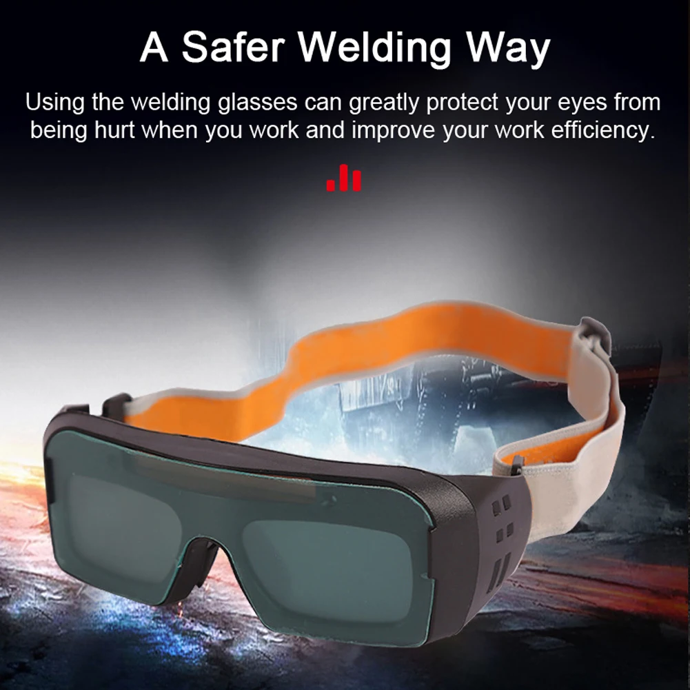 Solar Auto Darkening Welding Glasses Safety Protective Argon Arc Welding Electric Welding Glasses Practical Welding Glasses