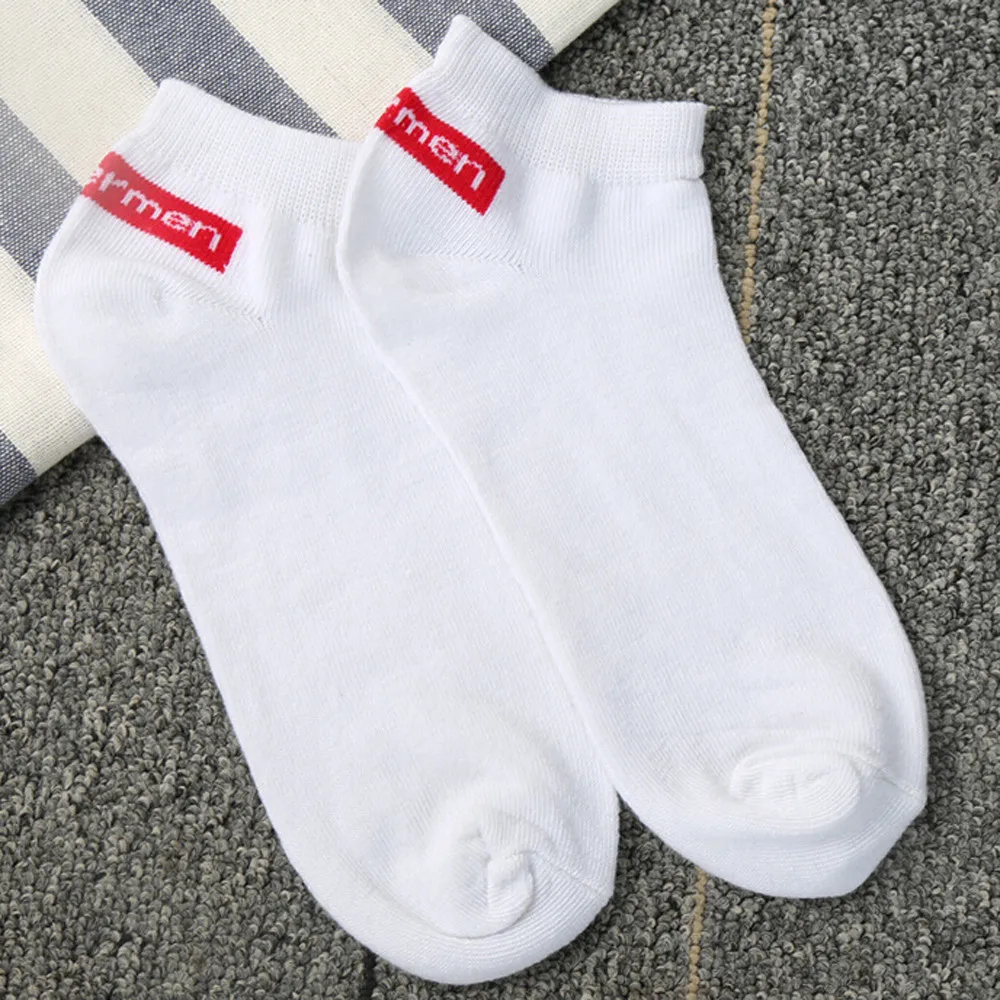 1Pair Unisex Summer Cotton Man Short Socks Fashion Breathable Man Boat Socks Comfortable Casual Socks Male White Black 2022 New