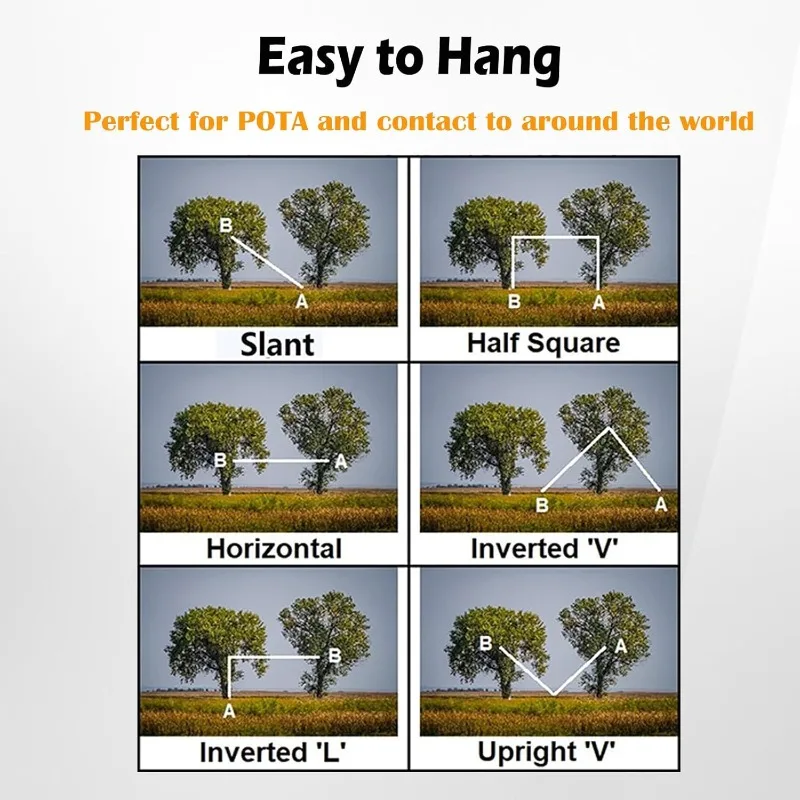 JYR8010-150W نهاية صالح نصف موجة هوائي لراديو لحم الخنزير 8 الفرقة 10 متر 12 متر 15 متر 17 متر 20 متر 30 متر 40 متر 80 متر هوائي سلك طويل #6