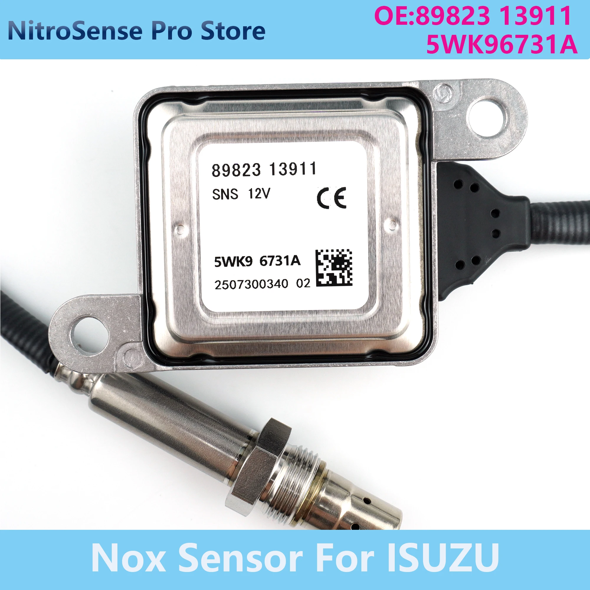 

5WK96731A 8982313911 89823 13911 NEW Nitrogen Oxide NOx Sensor Fits For Isuzu NPR NPR-HD NQR NRR 2010-2013