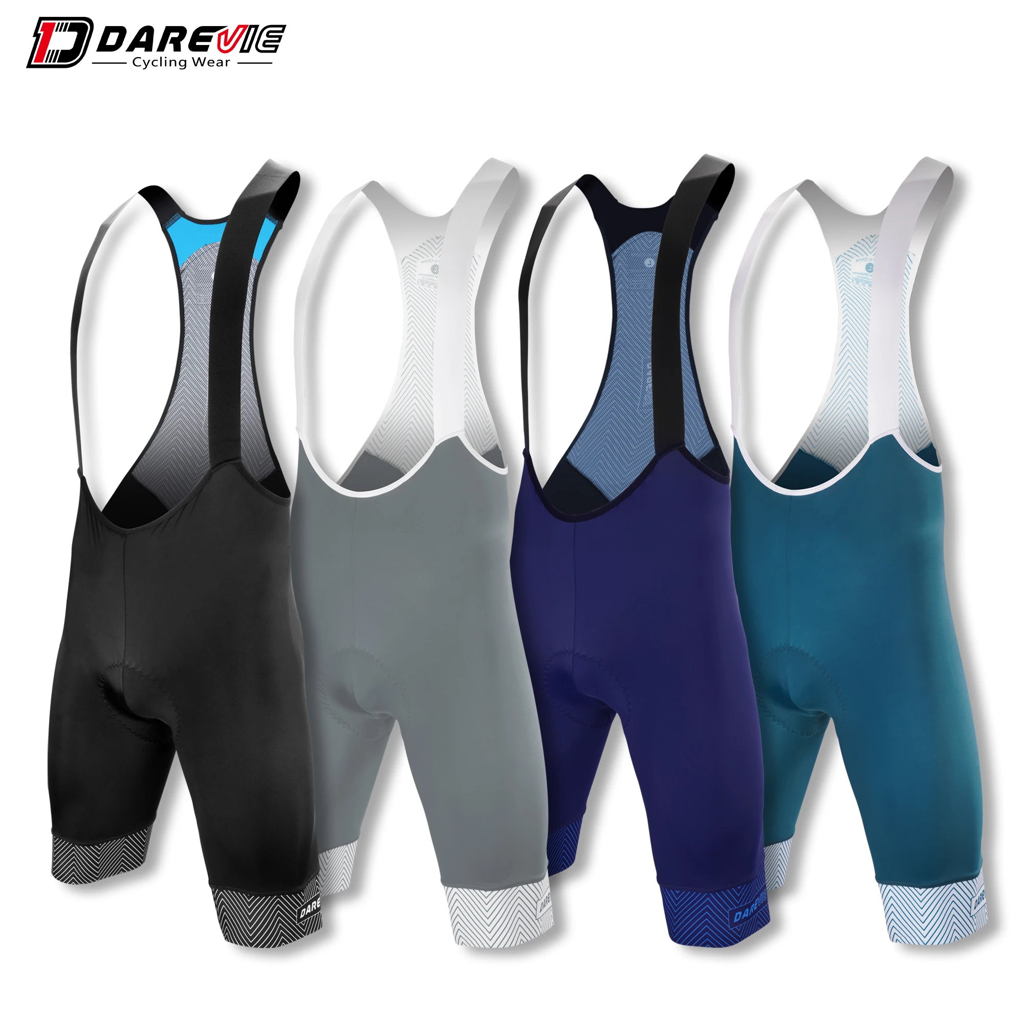 DAREVIE Cycling Bib Shorts 6H 500KM Pro Team Men\'s Cycling Bretelle Anti-slip 7cm Leg Gripper Cycling Tights Men Cycling Braces