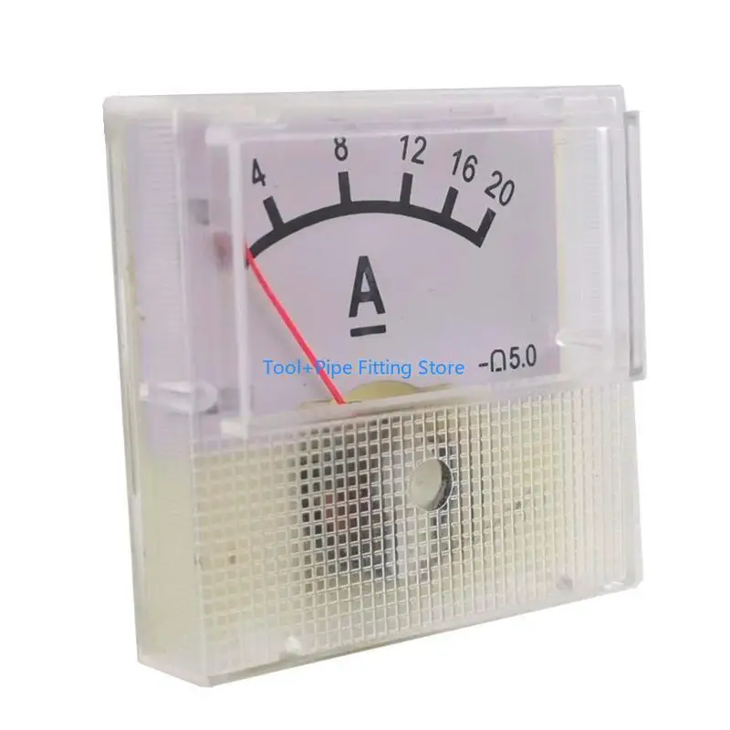F92B Analog Arus Meter Meter Ammeter Square Bentuk Pengukur Mekanik Uji Arus