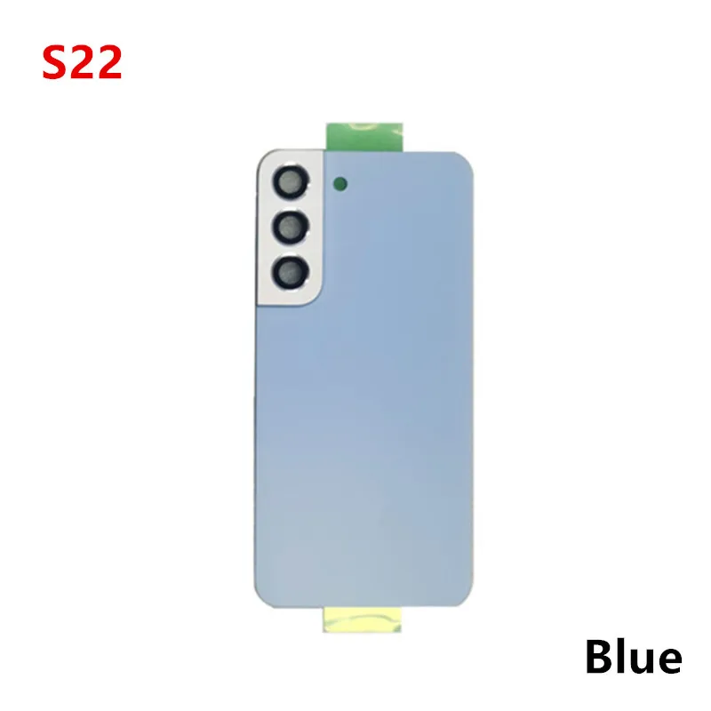 S22 Housing For Samsung Galaxy S22 S901 6.1" Glass Battery Back Cover Repair Replace Door Rear Case + Camera Lens image 3