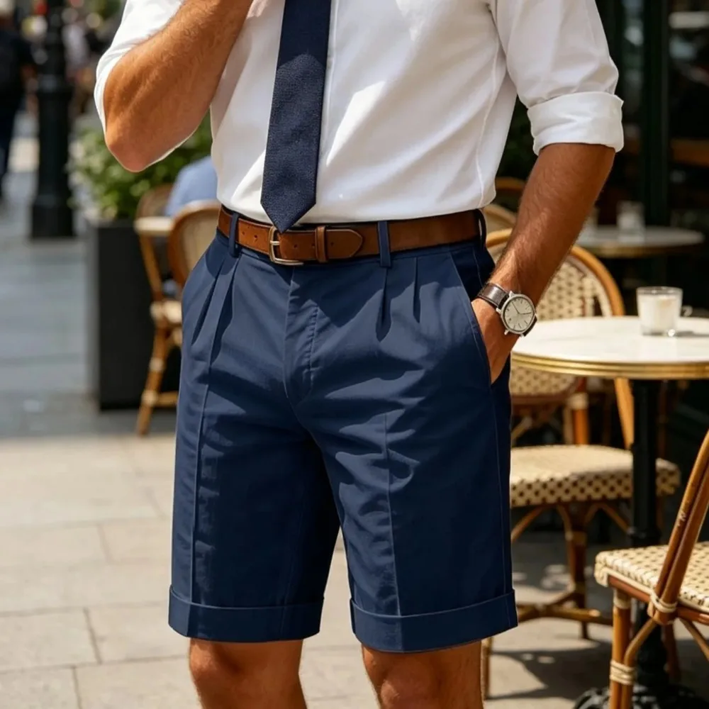 Thumbnail 3 - #25 Trending Mens Cotton Linen Summer Shorts Right Now