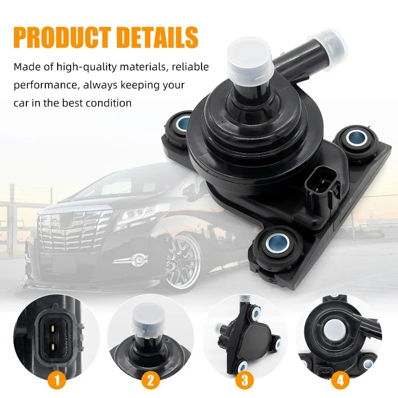 

Новый электрический вспомогательный бесщеточный водяной насос для охлаждения двигателя Toyota Alphard G9020-58010 G902058010