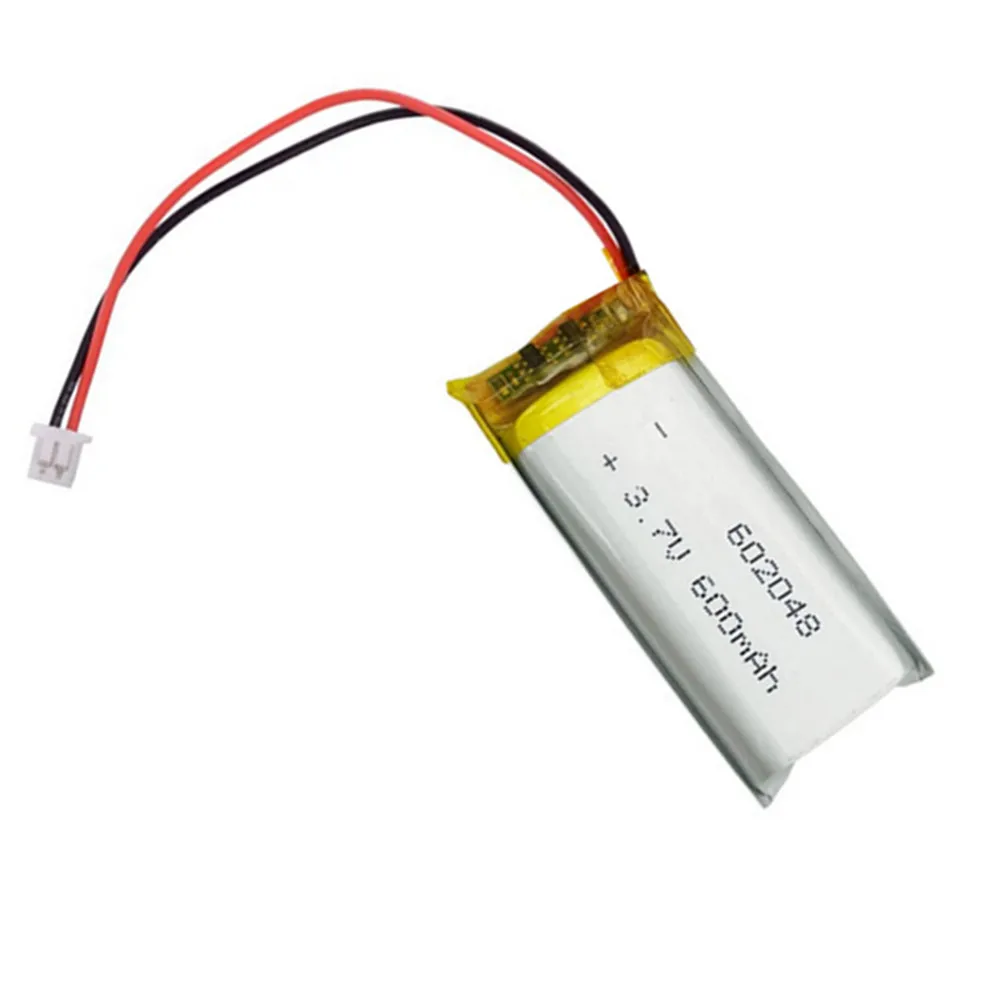 602048 3.7V 600mAh 1.25mm Lithium Battery for communication products OCT Intelligent lock electronic remote control massager
