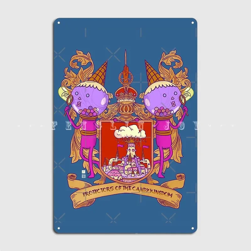 Protectors Of The Royal Promise Poster Metal Plaque Cinema Garage Club Bar Create Garage Decoration Tin Sign Poster