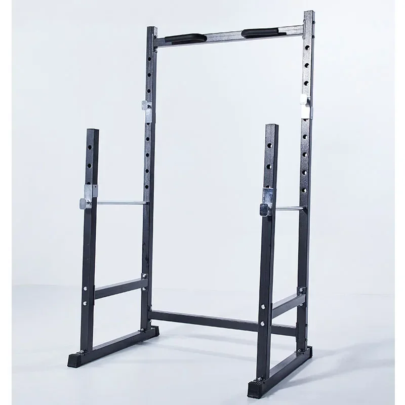 

D-50 Weight Bench Half Frame Squat Barbell Rack Indoor Fitness Pull Up Weightlifting Bed Bench Press Frame Barbell Lifting Bench