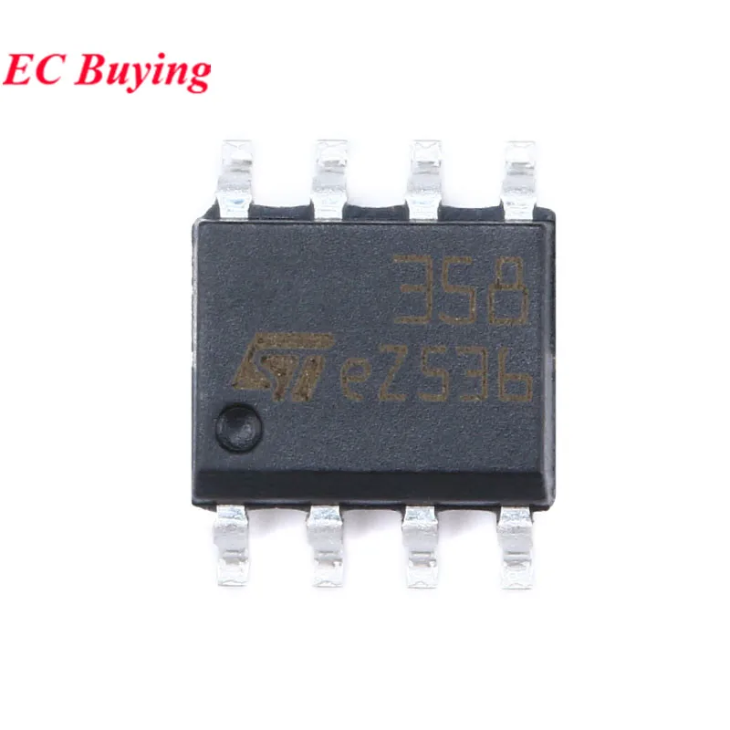 10Pcs/5pcs LM358 LM358D LM358DT SOIC-8 358 LM358DR 저전력 이중 연산 증폭기 칩 IC