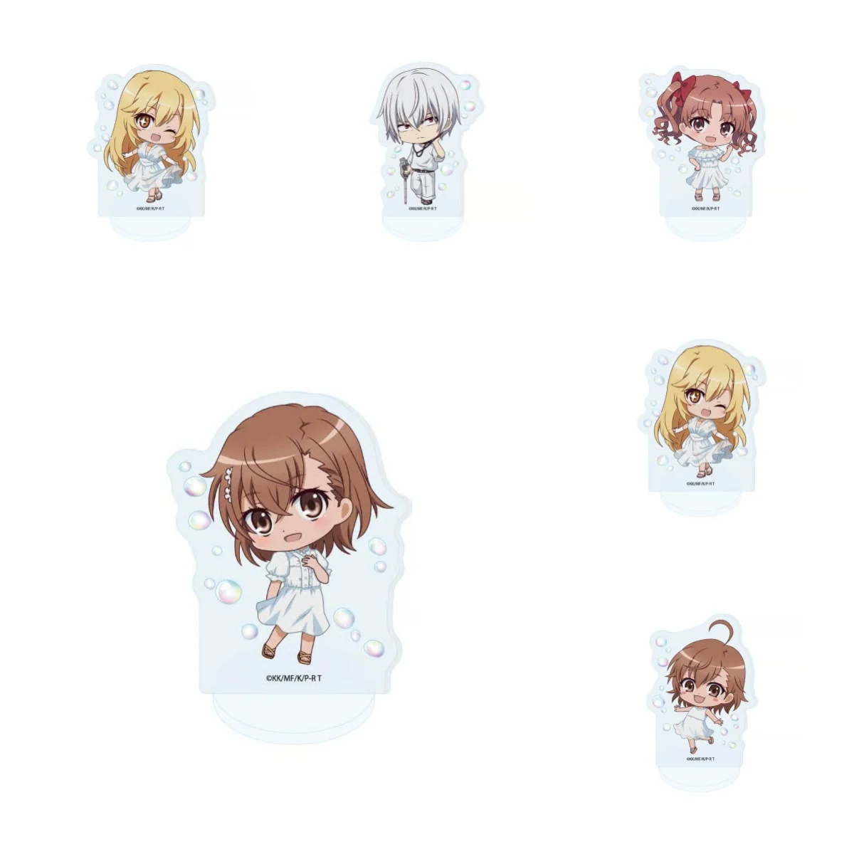 Anime A Certain Scientific Railgun 15cm Stand Keychain Decoration Desk Figure Display Fan Gift Goods Birthday Collection
