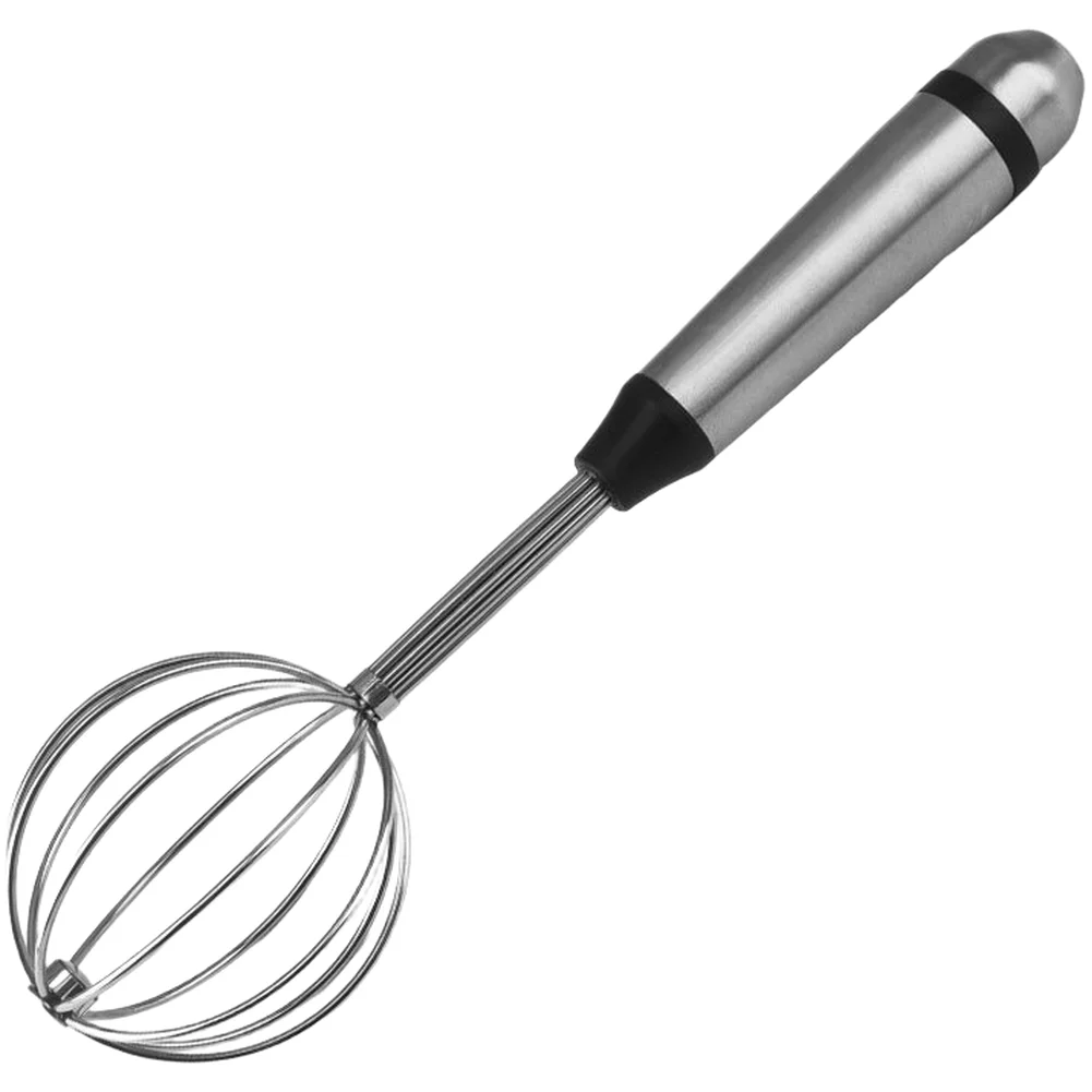 Stainless Steel Egg Beater Set 3 pcs for Mixing Whipping Eggs Batter Flour Thickened Wires 25.3 24 23 cm Length