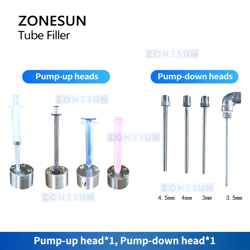 ZONESUN-extenedor de jeringa semiautomático, inyector de tubo de refuerzo de piel líquida gruesa, máquina de llenado de Gel ginecológico ZS-TF1