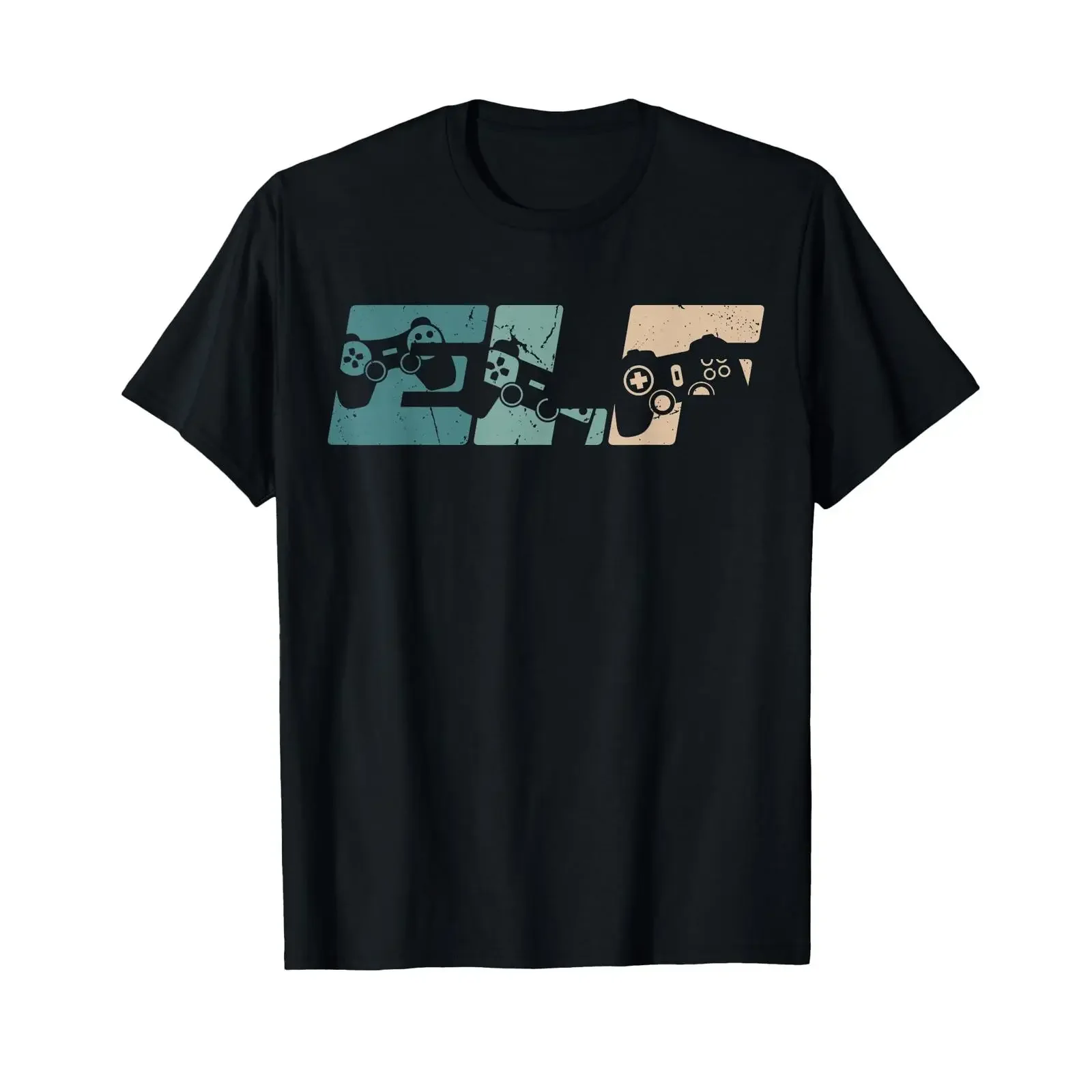 11th Birthday Boys Retro Video Gamer Level 11 T Shirt vintage Washed Comfortable homme fashion Stretched Slightly Breathable