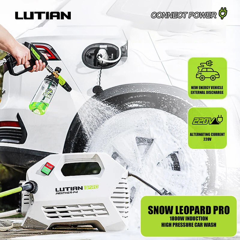 

LUTIAN Snow Leopard P4PRO High Pressure Car Wash - High Quality Pressure Washer for Cars and Household Cleaning