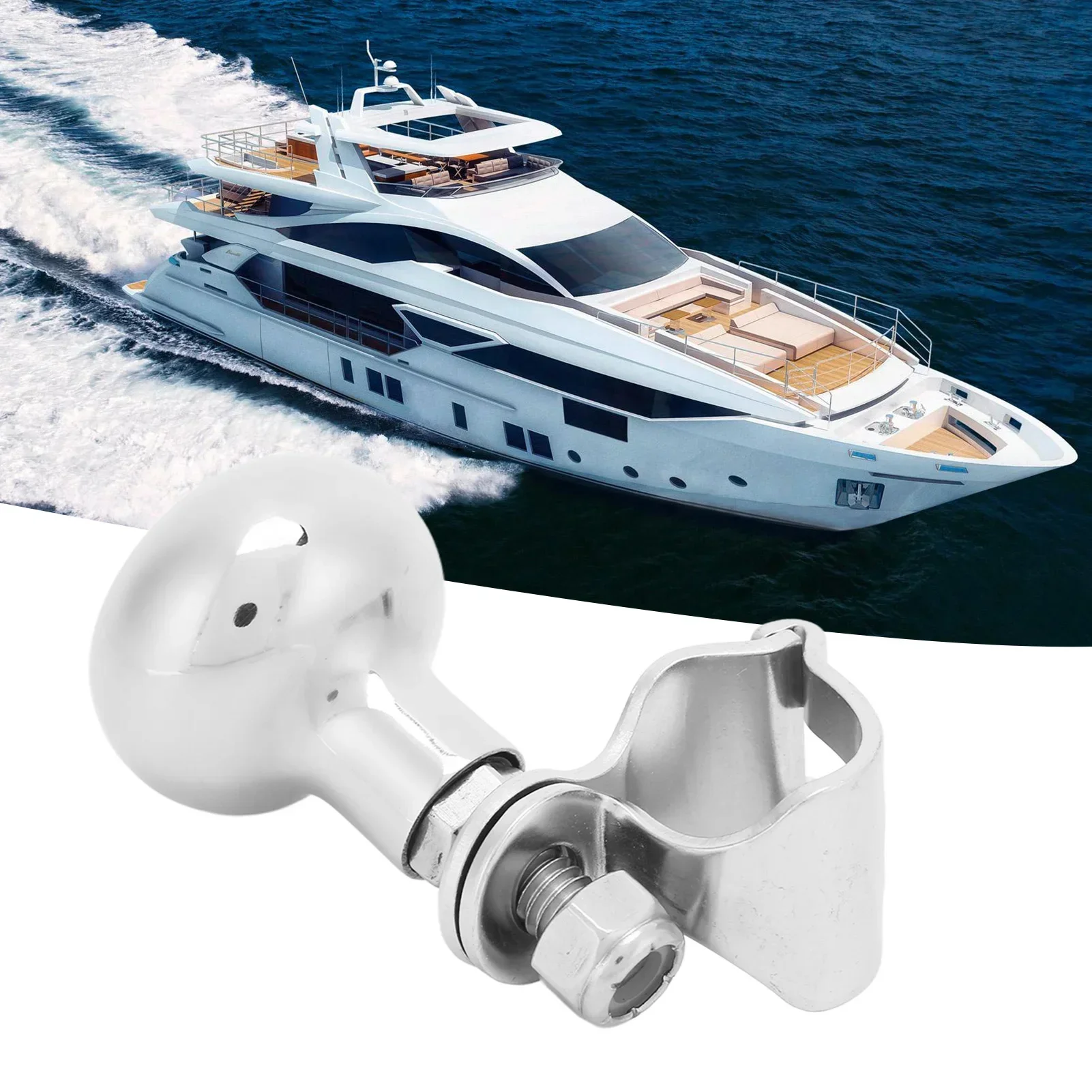 

Автомобильный усилитель рулевого колеса, профессиональная круглая ручка рулевого колеса из нержавеющей стали для автомобилей, лодок