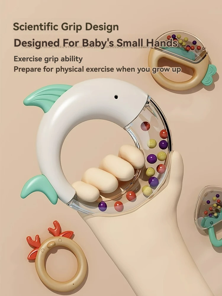 Baby Development Toys 0 6 12 Months Sensory Baby Teether Rattle Educational Baby Toys Soft Teething Toys Games For Babies 1 Year