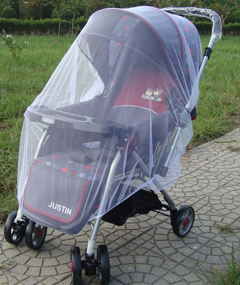 Baby Stroller Pushchair Mosquito Insect Shield Net Safe Infants Protection Mesh Stroller Accessories Mosquito Net 150cm Dropship