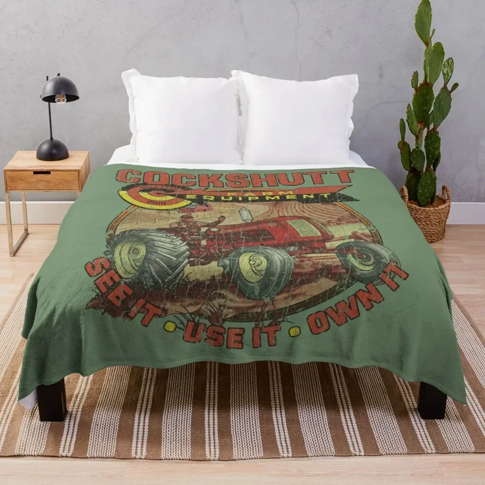 

Cockshutt Farm Equipment Ltd. 1953 Throw Blanket Luxury Thicken Bed linens Blankets