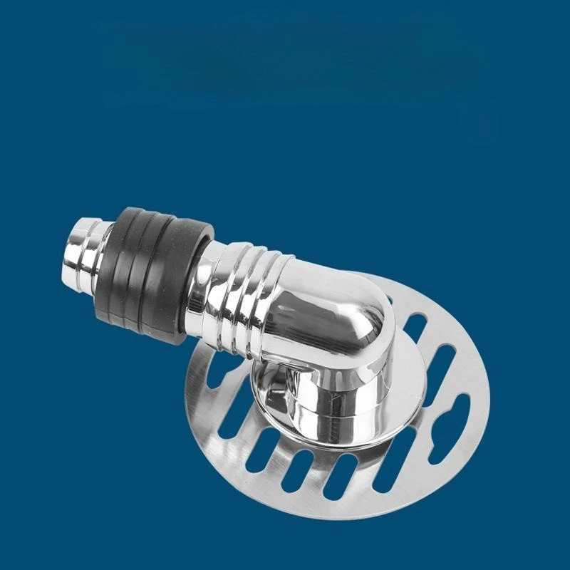 304 Stainless Steel Floor Drain Adapter Anti Overflow Odor Proof Connector for Laundry Washing Machine