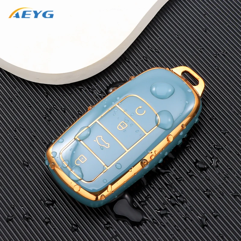 New TPU Car Remote Key Case Cover For Chery Tiggo 8 Pro Tiggo 8plus New 5 Plus 7pro Max Omoda 5 C5 Modod Protector Accessories