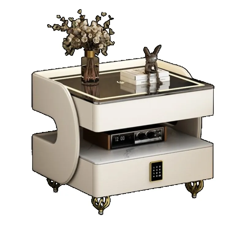 منضدة تخزين جمالية، شاحن هاتف ياباني جمالي بسيط، منضدة فاخرة وفريدة من نوعها، أثاث دي شيفيت