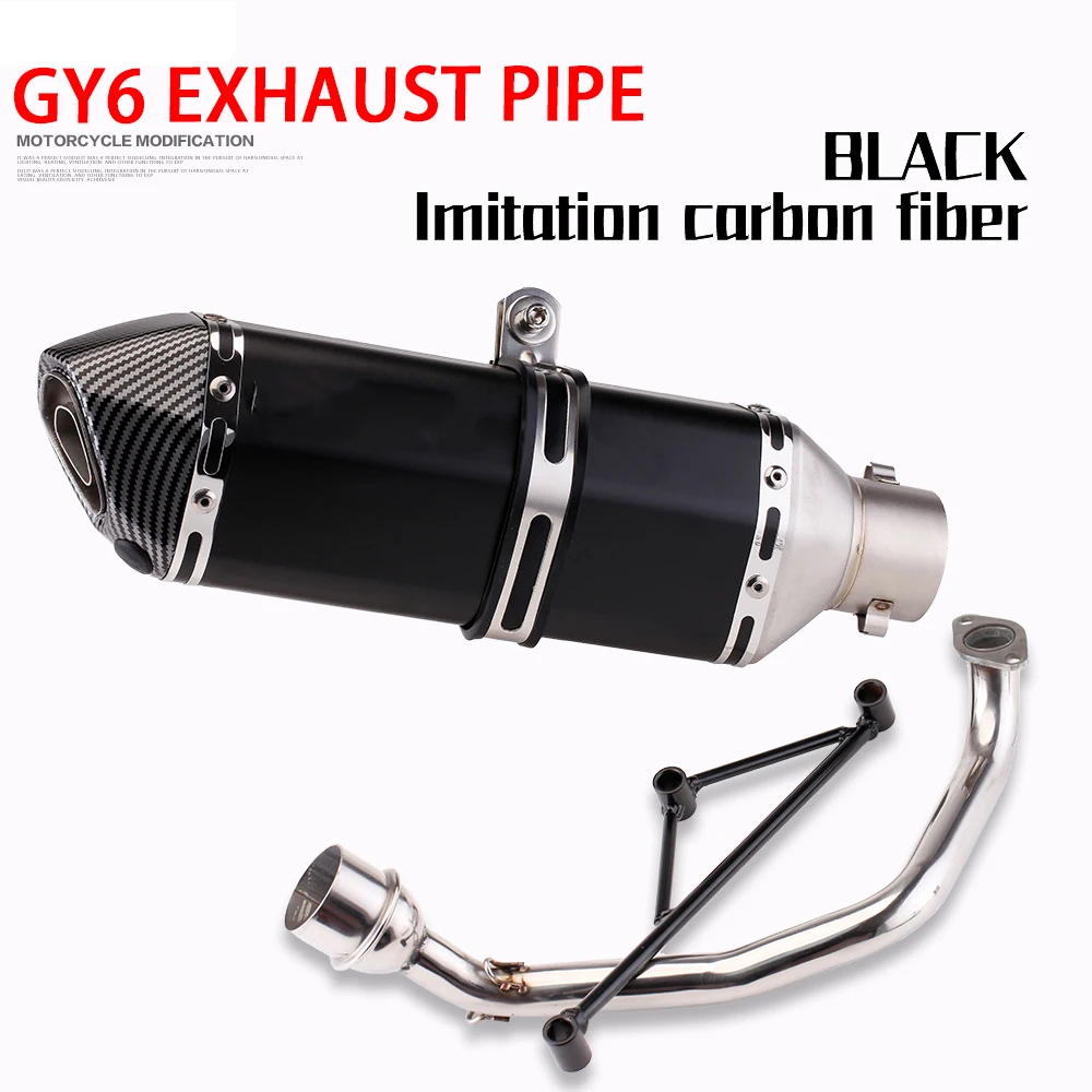 

High Quality Motorcycle Exhaust Suitable Front exhaust pipe for Yamaha motorcycle GY6